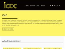 Tablet Screenshot of iccc.es